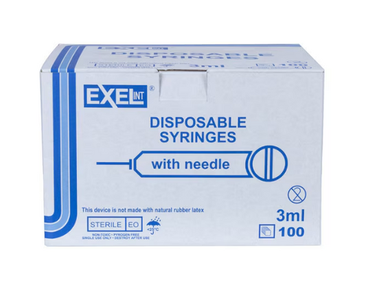 3ml Syringe 100 Box