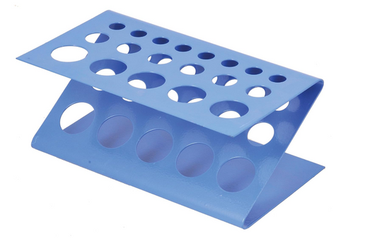 Test Tube Stand, Fits up to 18 Tubes in 3 Different Sizes